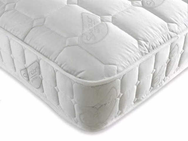Sareer Matrah Orthopaedic Bonell Spring Mattress in a Box, White, W: 180 cm, D: 200 cm