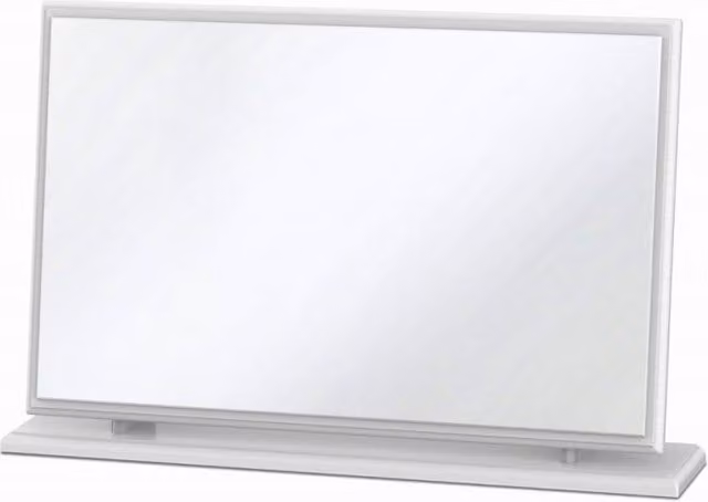 Welcome Pembroke White Ash Large Rectangular Tabletop Dressing Table Mirror