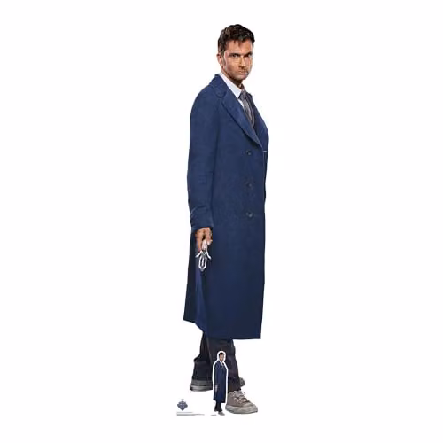 Star Cutouts SC4471 Doctor Who Fourteenth Doctor David Tennant Lifesize Cardboard Cutout, Height: 186 cm, Width: 64 cm – 1