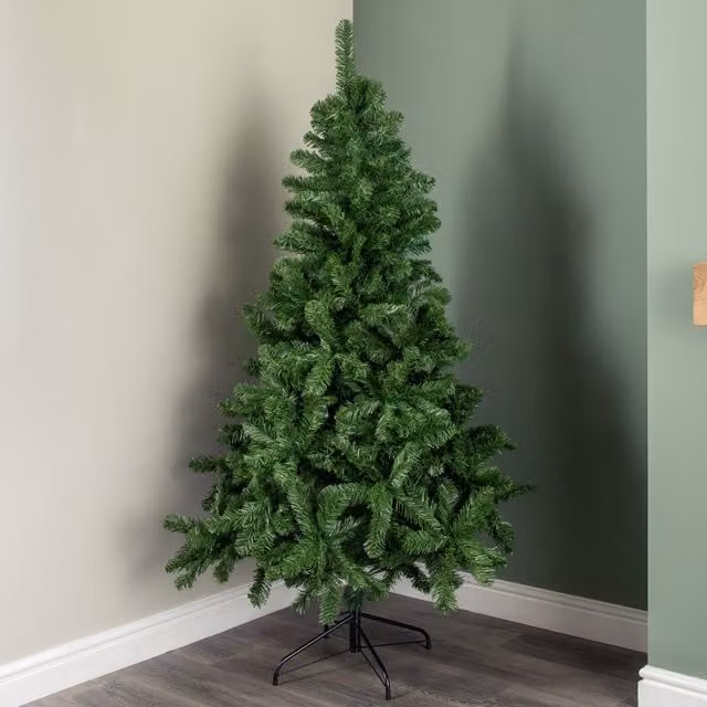Kaemingk Imperial Pine Green Christmas Tree, Height: 210 cm, Diameter: 137 cm