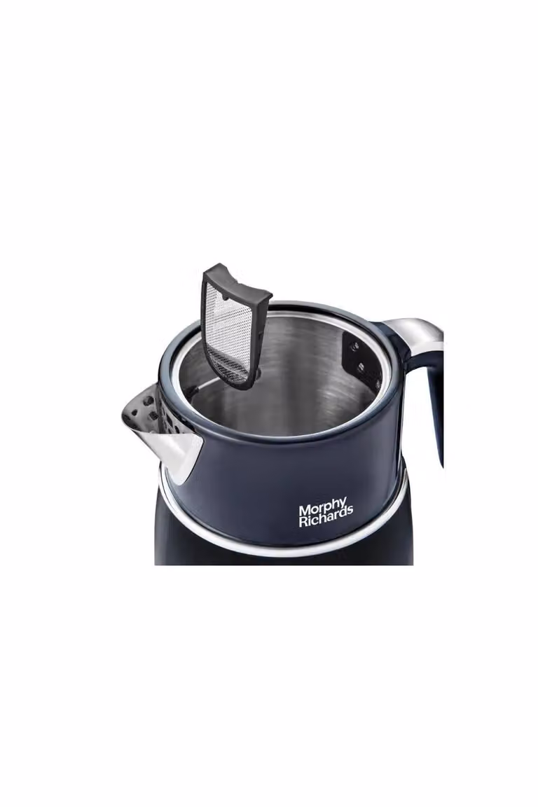 Morphy Richards Signature Matt Kettle in Blue with Stainless Steel Finish