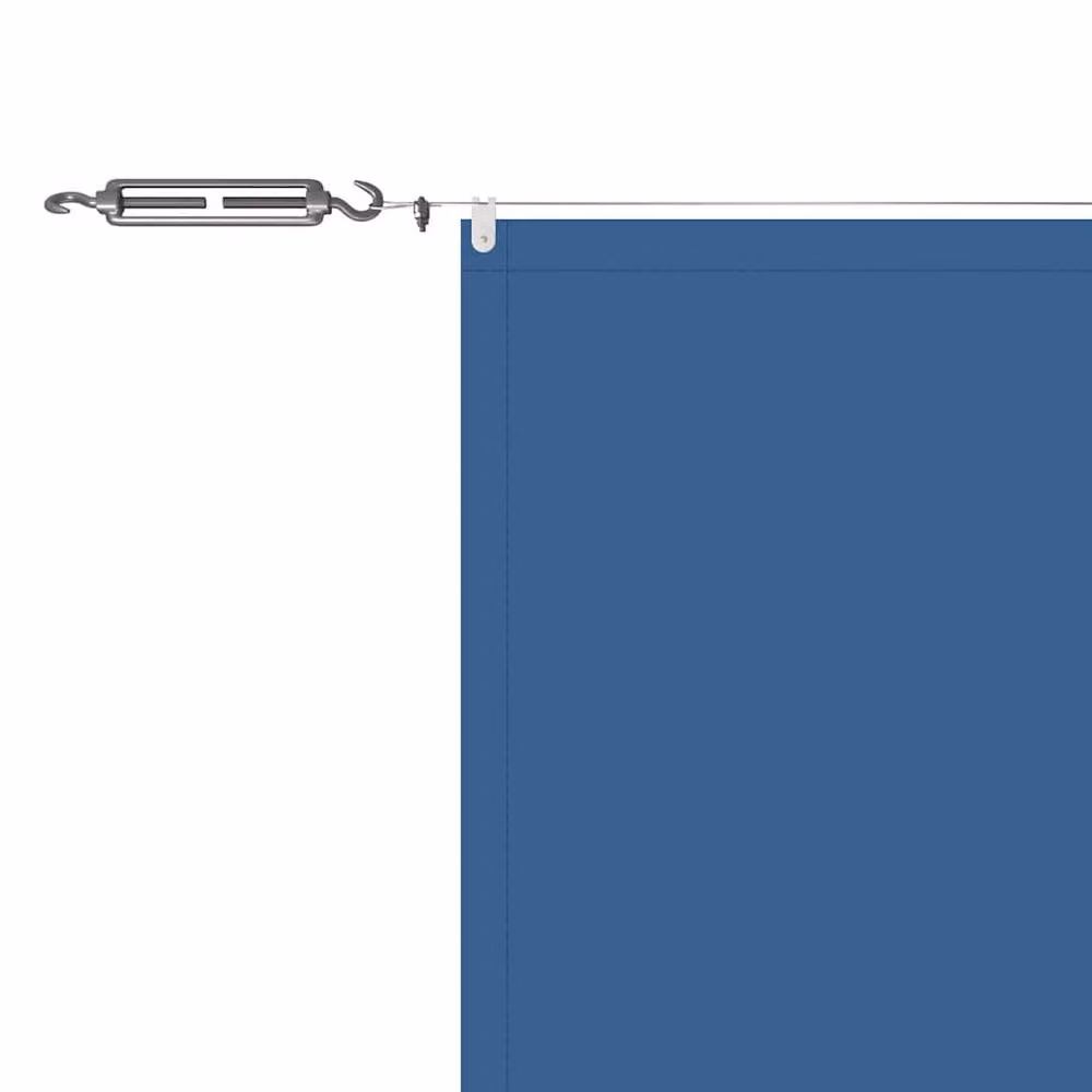 Berkfield Home Blue Vertical Awning in Oxford Polyester Fabric, W: 60 cm, H: 1000 cm – 2