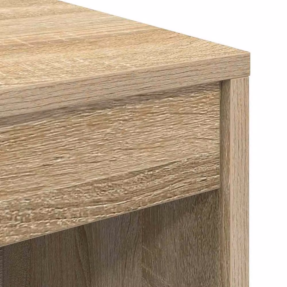 Berkfield Home Durable Writing Desk in Sonoma Oak, W/D/H: 70 x 40 x 76 cm – 5