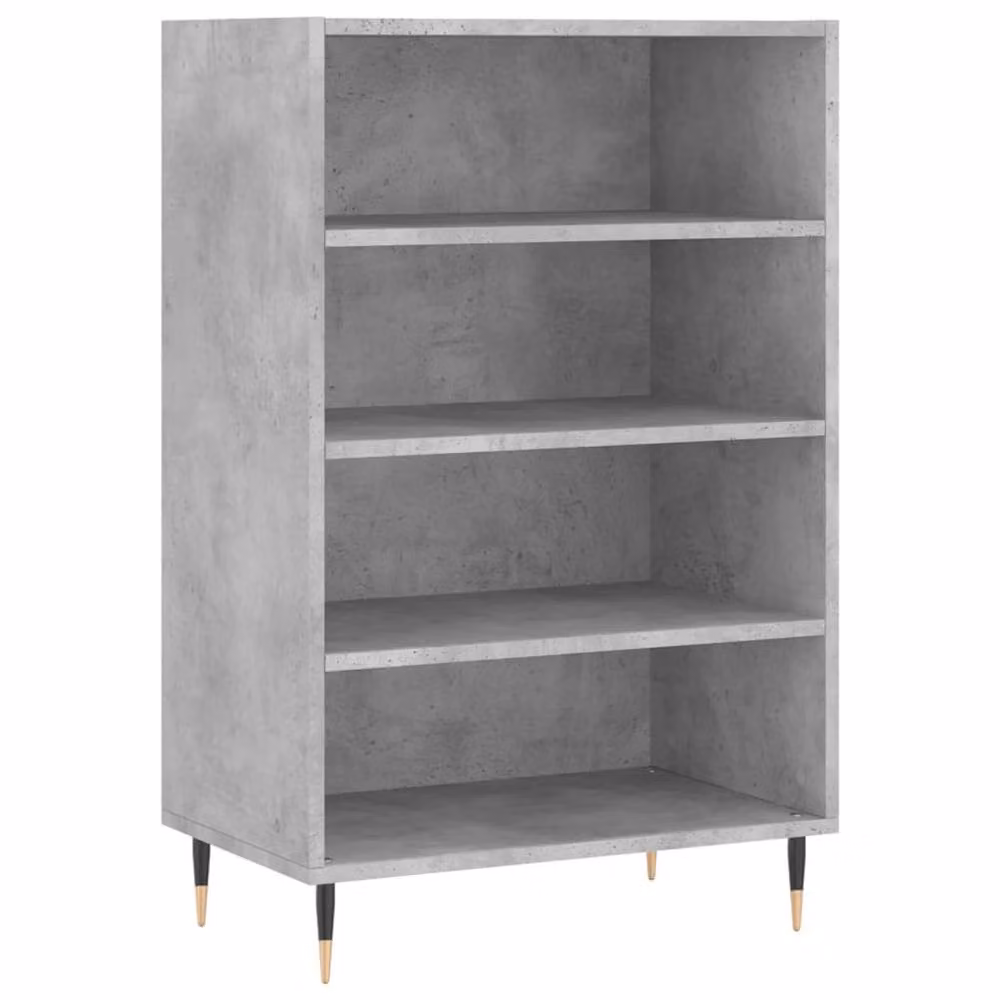 Berkfield Home Modern Highboard in Grey with Hinged Doors, W/D/H: 57 x 35 x 90 cm – 2