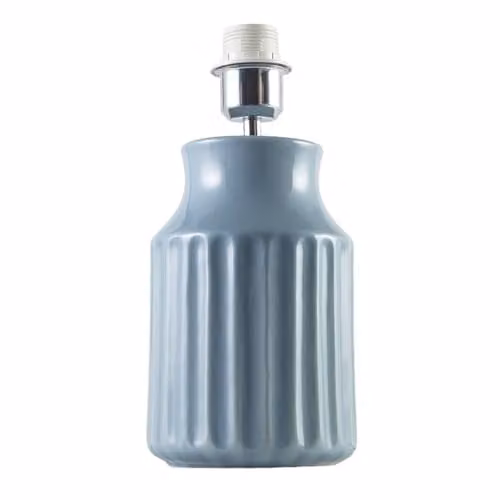 Happy Homewares Blue and White Ceramic Tabletop Lamp – 1