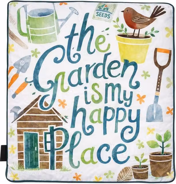 Peggy Wilkins Green Fingered Water-Resistant Square Outdoor Garden Cushion, W/D/H: 45 x 45 x 14 cm – 4
