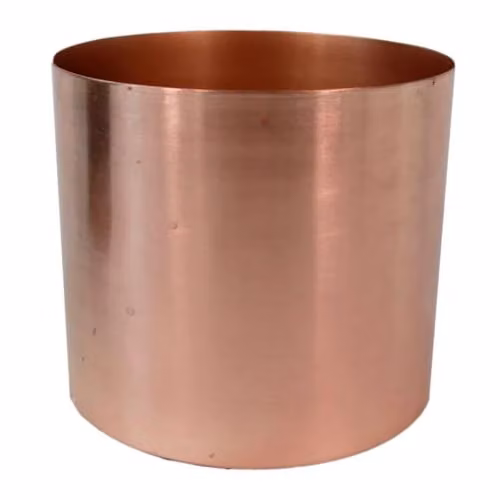Leaf Design UK Modern Metal Leaf Planter in Gold, Copper or Bronze, W/D/H: 20 x 18 x 20 cm