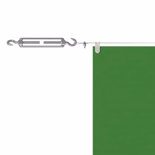 vidaXL Vertical Awning in Green, W/H: 140 x 600 cm – 3