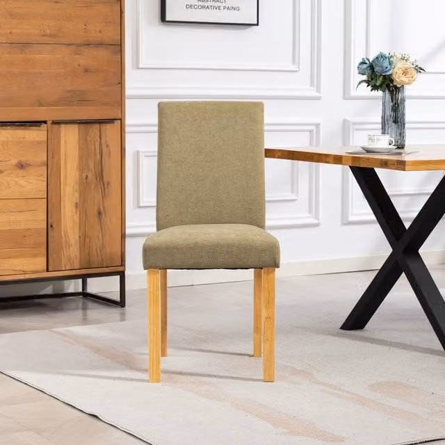 Artemis Home Almont Fabric Dining Chairs, Set of 2, Green