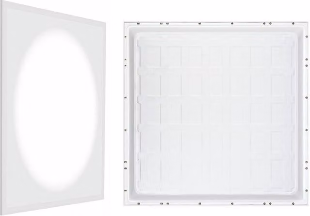 ENER-J Moon Light LED Backlit Round Ceiling Panel Light, White, Diameter: 25 cm, Height: 19 cm, 3400 Lumens, 4000K Cool White