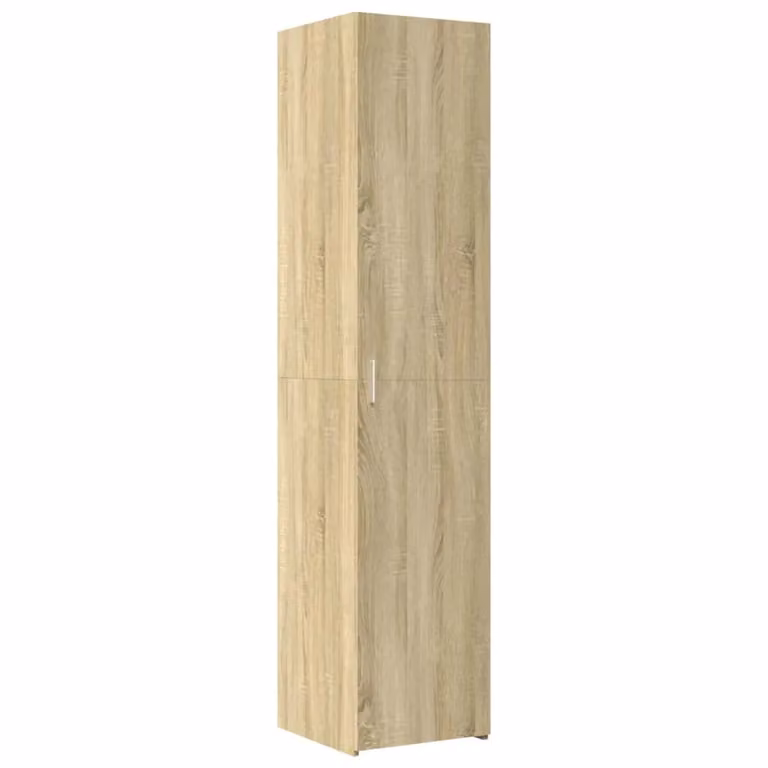 Berkfield Home Sonoma Oak Highboard in Brown, W/D/H: 40 x 42.5 x 185 cm