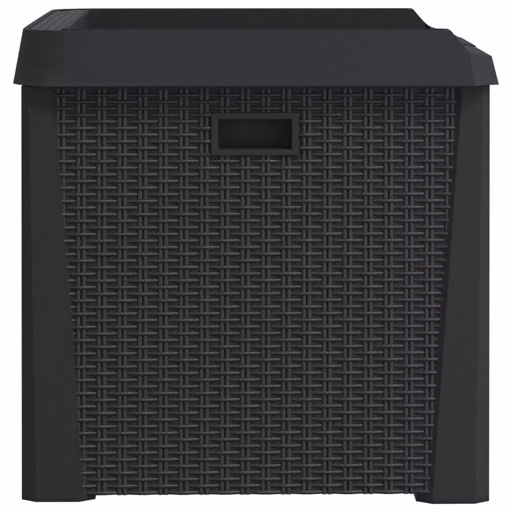 Berkfield Home Garden Storage Box in Anthracite and Black, 125 L – 4