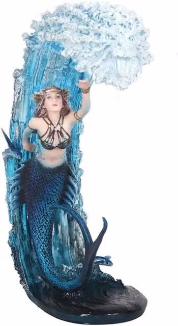 KDMK Water Elemental Sorceress Tabletop Figurine, Blue