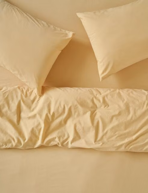 Piglet In Bed Pure Cotton Yellow Duvet Cover