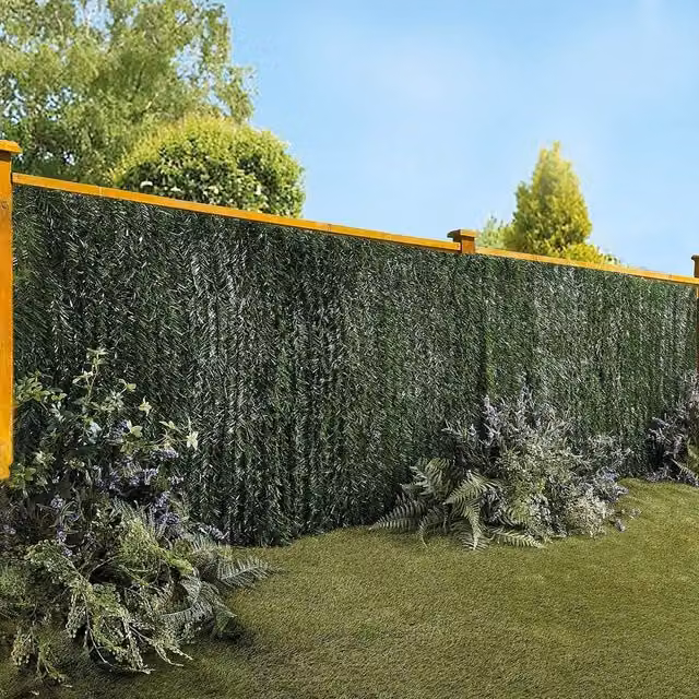 Gainsborough Artificial Garden Hedge Screening Panel in Green, H: 100 cm, W: 300 cm