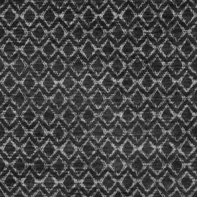 Llewelyn-Bowen Divina Fabric Nero Black