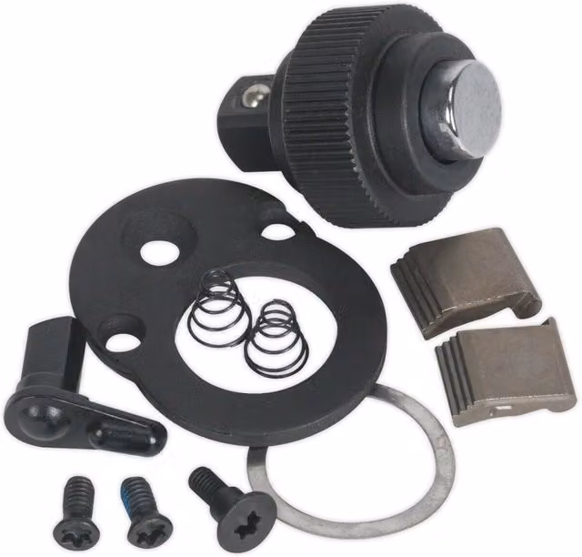 Loops 1/4 inch Sq Drive Repair Kit for ys02146 72-Tooth Offset Ratchet Wrench in Black and Multicolour
