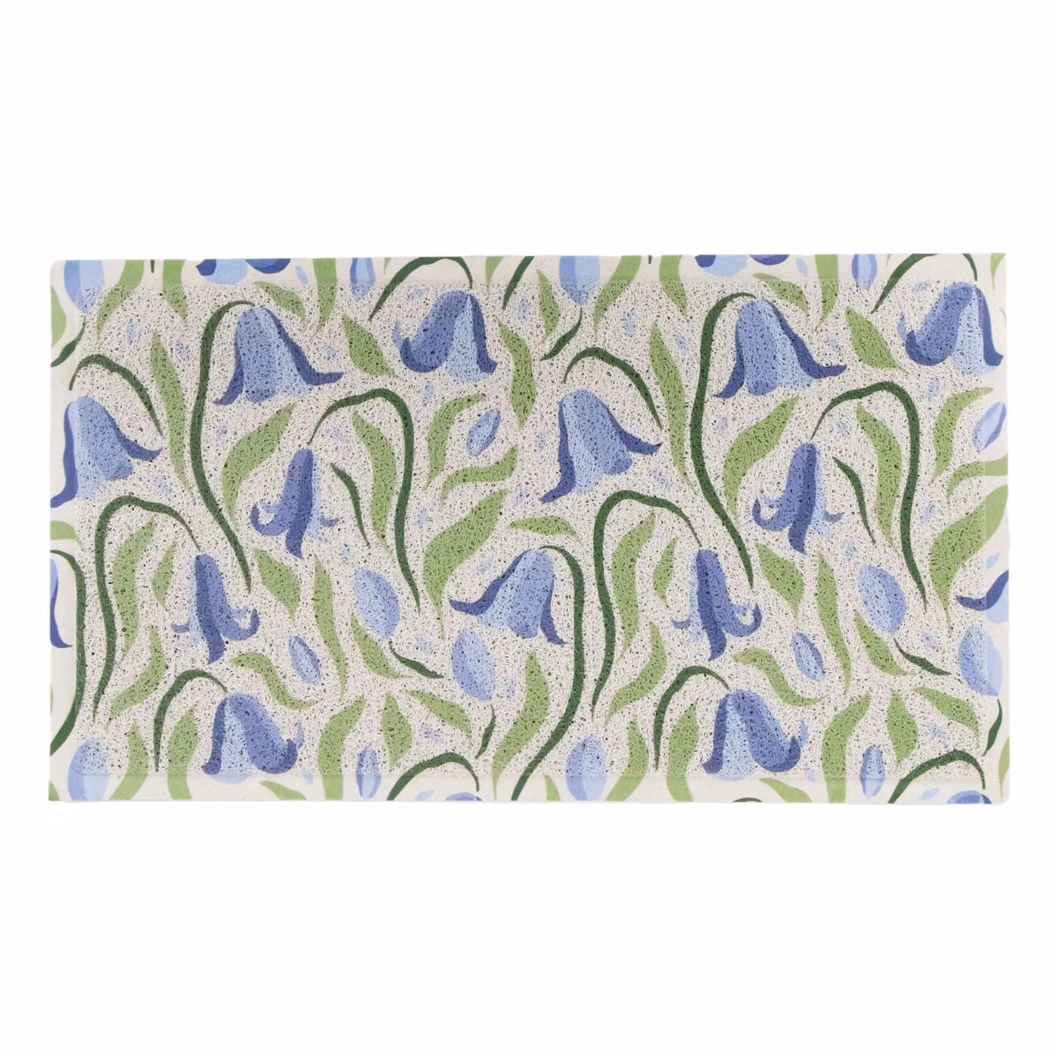 Artsy Mats Bluebells Pattern Doormat in Blue, W/D: 90 x 60 cm – 2