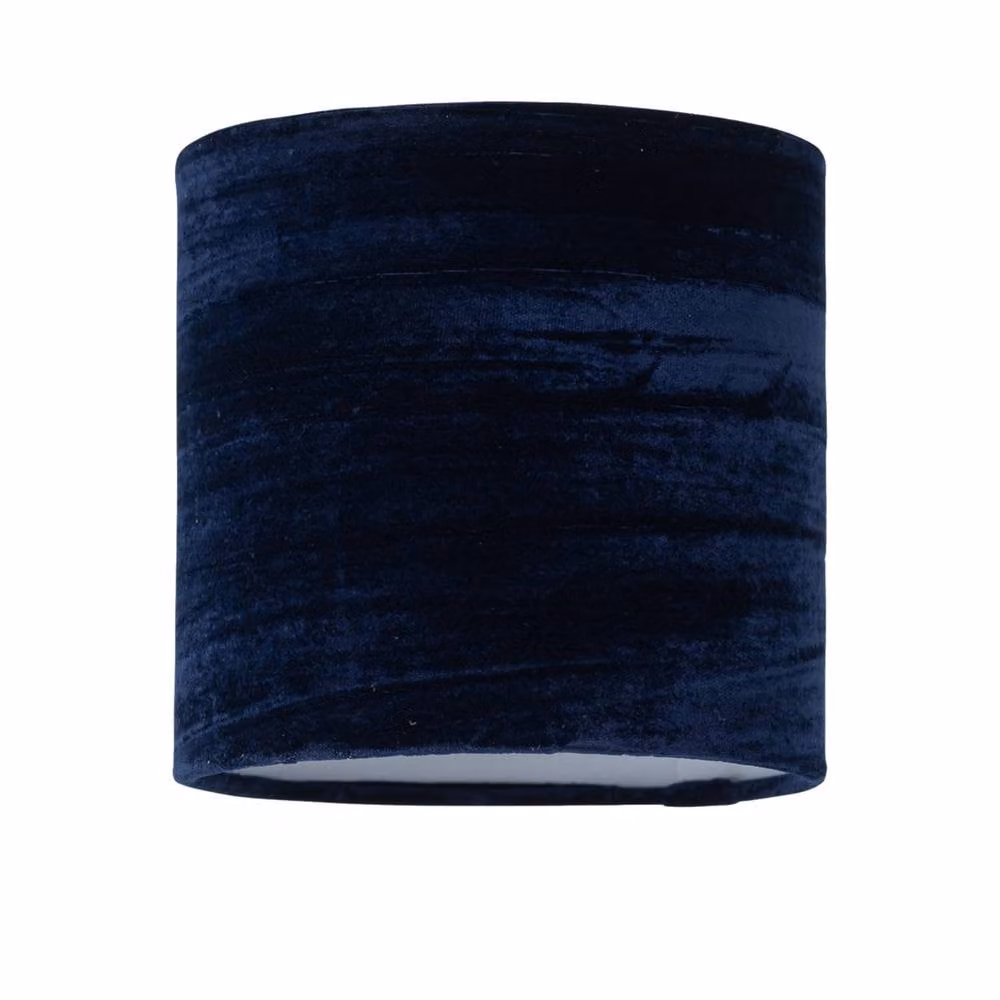 First Choice Lighting Romana Set of 2 Brushed Chrome Touch Table Lamps with Navy Blue Fabric Shades – 3