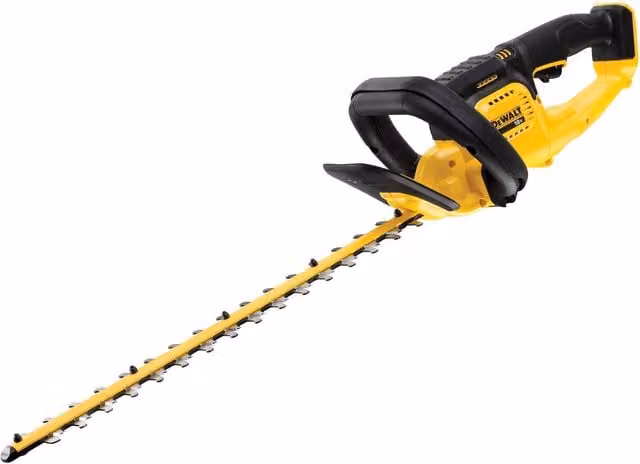 DEWALT DCMHT563N-XJ 18V XR Rechargeable Battery Hedge Trimmer, 55 cm Blade, Yellow