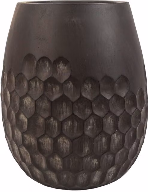 Leaf Honeycomb Geometric Composite Plant Pot in Green, W/D/H: 32 x 32 x 27 cm – 4