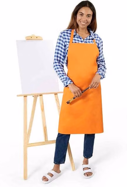Brand Lab Apron in Orange