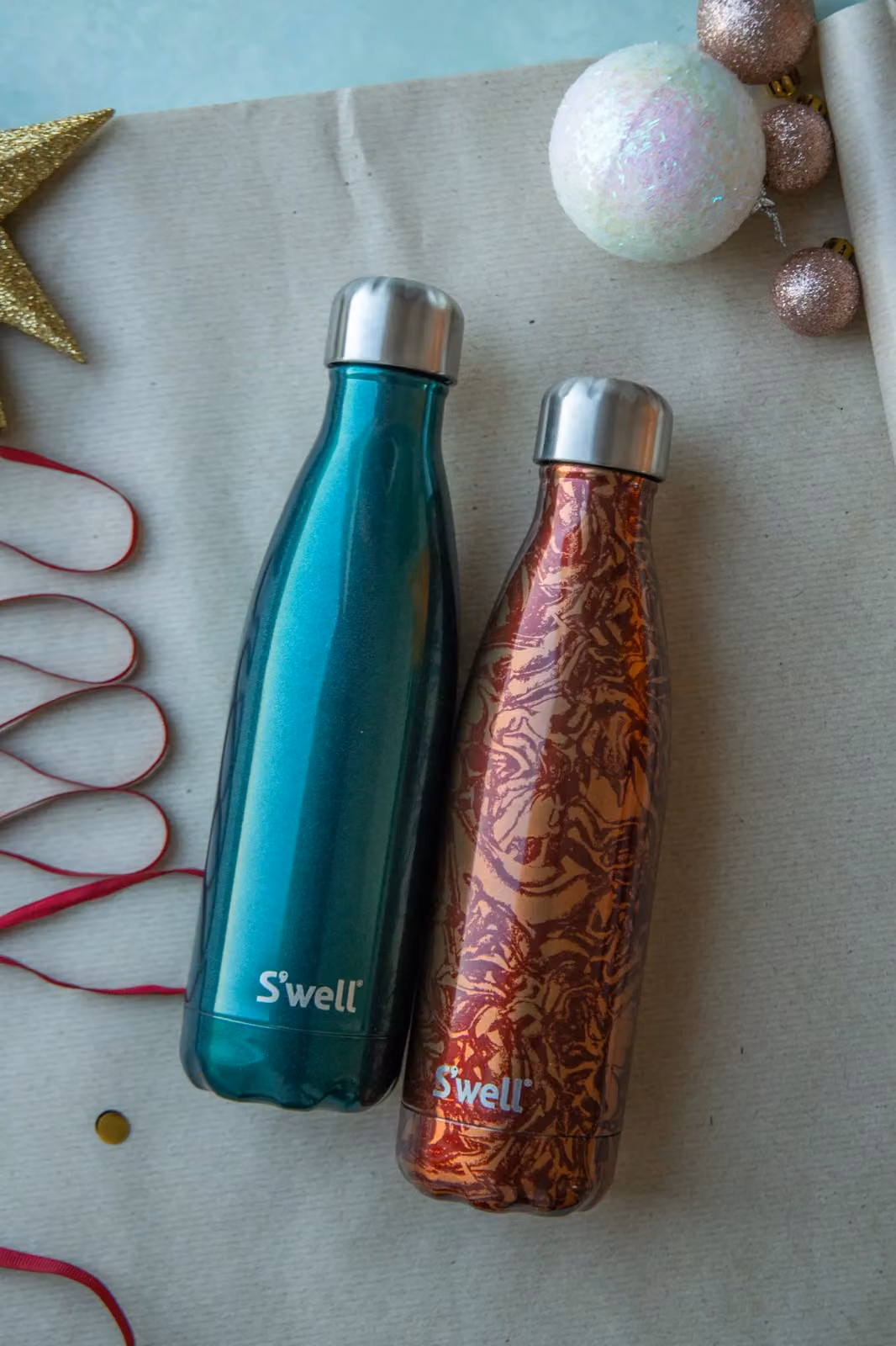 S'well Vacuum-Insulated Stainless Steel Water Bottle, Green, 500 ml – 3