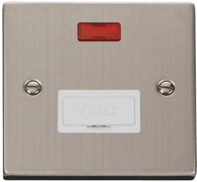 SE HOME Modern Surface Mount Stainless Steel Socket Plate in White and Silver