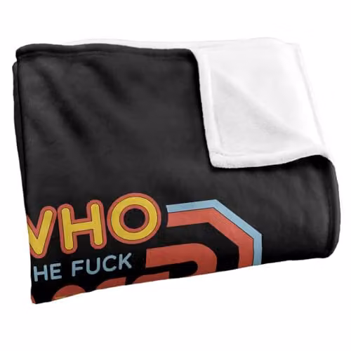 Steven Rhodes Who Cares Multicolour Silky Touch Super Soft Fleece Throw Blanket W/D/H: 91 x 147 cm – 7