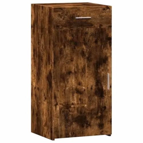vidaXL Smoked Oak Sideboard in Brown, W/D/H: 45 x 42.5 x 93 cm – 1