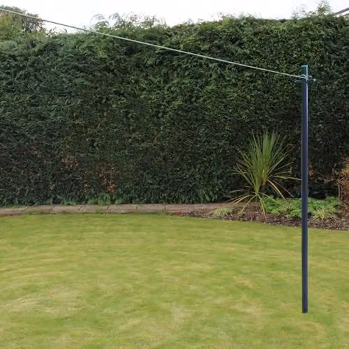 JVL Green PVC Coated Steel Core Washing Line, 20m – 3