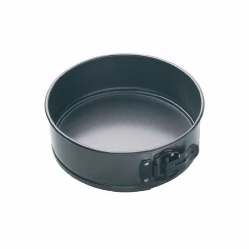 MasterClass Non-Stick Loose Base Springform Round Cake Pan, Grey, Diameter: 18 cm