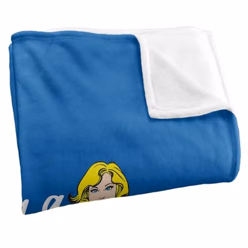 Warner Bros. Supergirl Super Soft Fleece Throw Blanket, Multicolour, W: 91 cm, D: 147 cm – 2