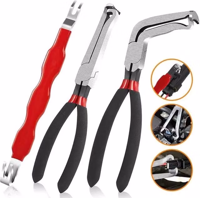 SPETLEK 3 Pack Electrical Disconnect Pliers in Black, Length: 520 mm
