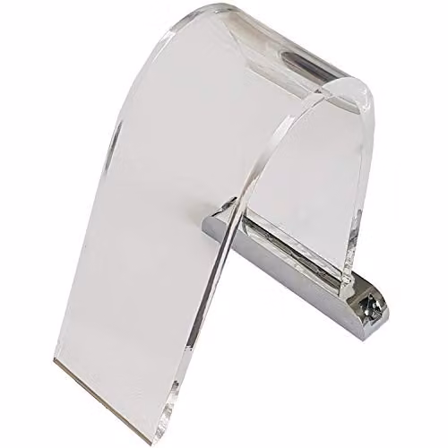 Loops Over Cabinet Curved Glass LED Light Kit in Natural White with Chrome Finish for Kitchen and Bathroom