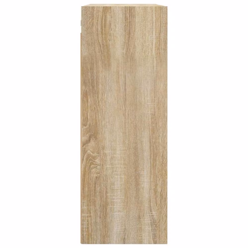 Berkfield Home Hanging Wall Cabinet in Sonoma Oak, Brown, W/D/H: 69.5 x 32.5 x 90 cm – 3
