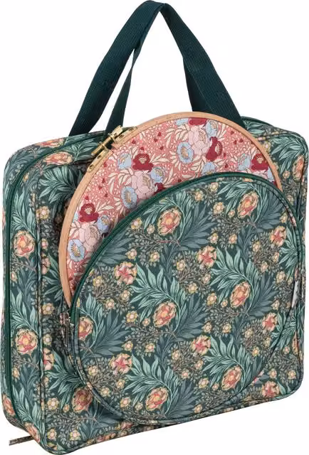 HobbyGift Craft Storage Bag with Hoop in Green