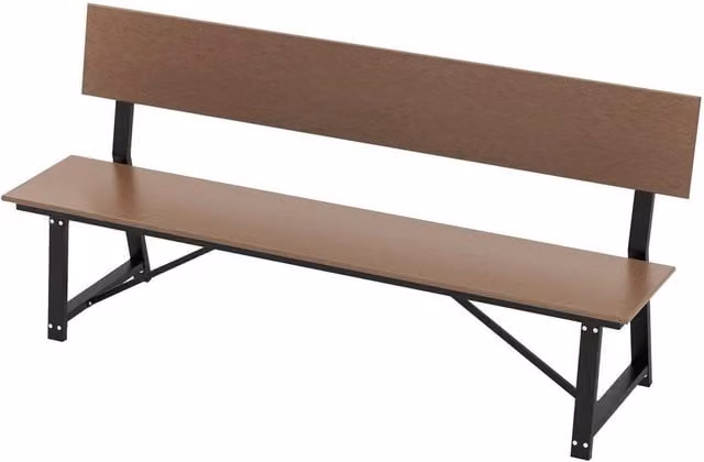 Kelvenix 4-Person Outdoor Garden Bench in Brown
