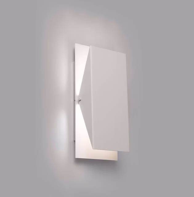 Netlighting Homs Modern Up and Down Indoor Wall Lamp, White