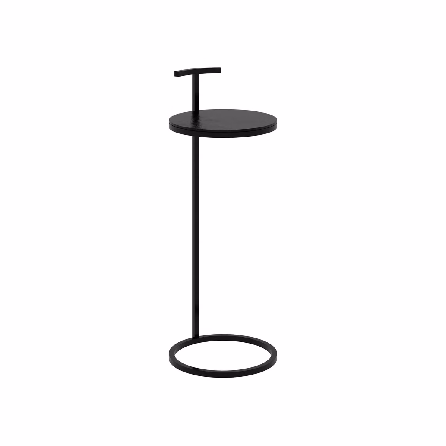 Dome Deco BERLIN Black Matt Metal Round Side Table