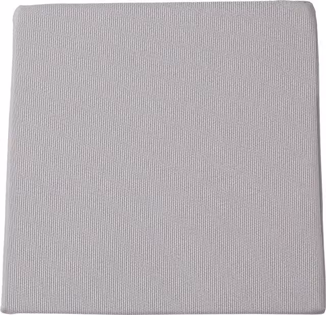 Livingandhome Square Foam Seat Cushion in Light Grey