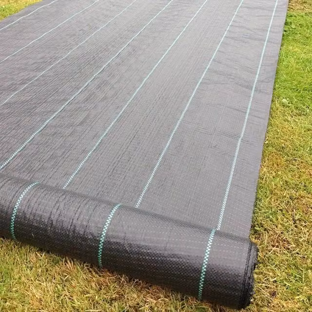 EONLION Black Weed Control Fabric Garden Liner Landscape Membrane, W: 1 m, L: 10 m – 1