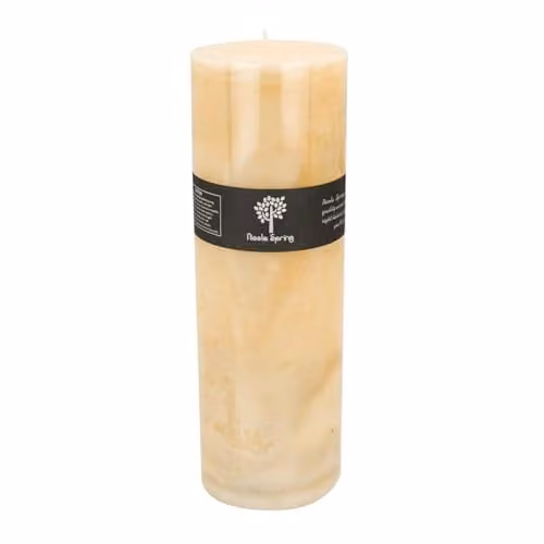 Nicola Spring Vanilla Scented Pillar Candle, Beige, W: 9.5 cm, D: 9.5 cm, H: 30.0 cm – 1