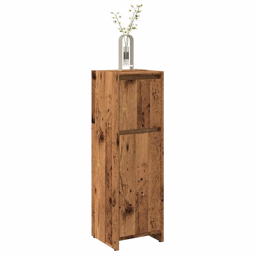 Berkfield Home Stylish Rustic Bathroom Cabinet in Brown, W/D/H: 30 x 30 x 95 cm – 2