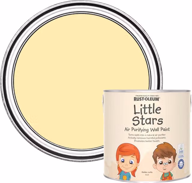 Rust-Oleum Little Stars Air-Purifying Wall Paint in Golden Locks, 2.5 l