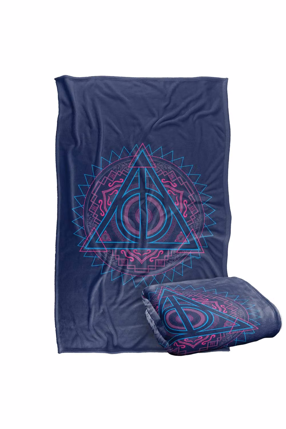 LOGOVISION Harry Potter Deathly Hallows Super Soft Fleece Throw Blanket, Multicolour, W: 127.0 cm, H: 152.4 cm – 6