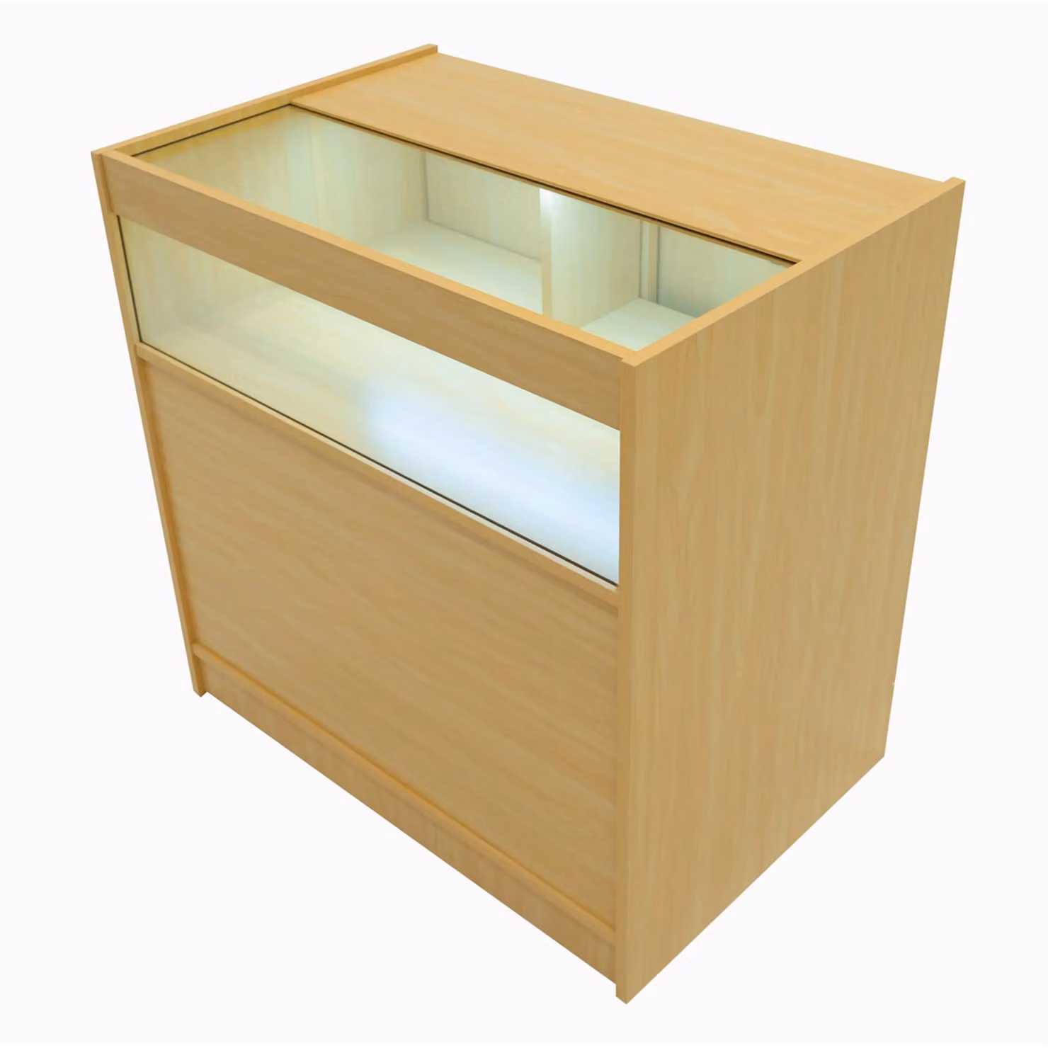 Monstershop Sagittarius LED Shop Counter Set LM60, TB60 and 2 x B900 in Maple Beige