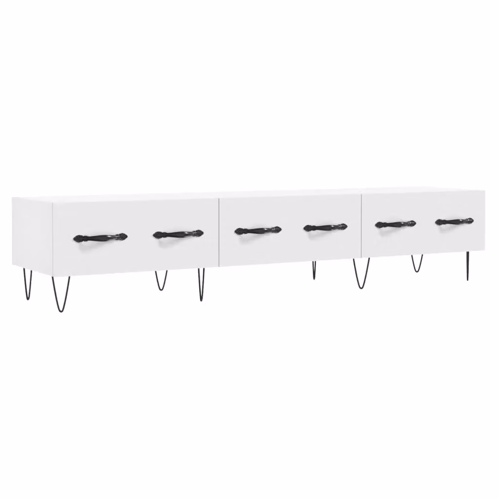 Berkfield Home Modern White TV Cabinet W/D/H: 150 x 36 x 30 cm – 2