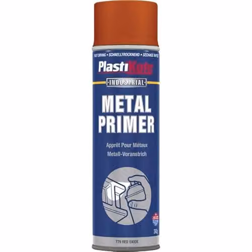 Plastikote Quick Drying Metal Primer Spray Red Oxide 400ml – 1