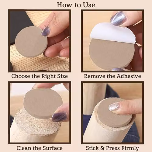 Premier Housewares Beige Felt Furniture Pads, 80 Piece Set – 2